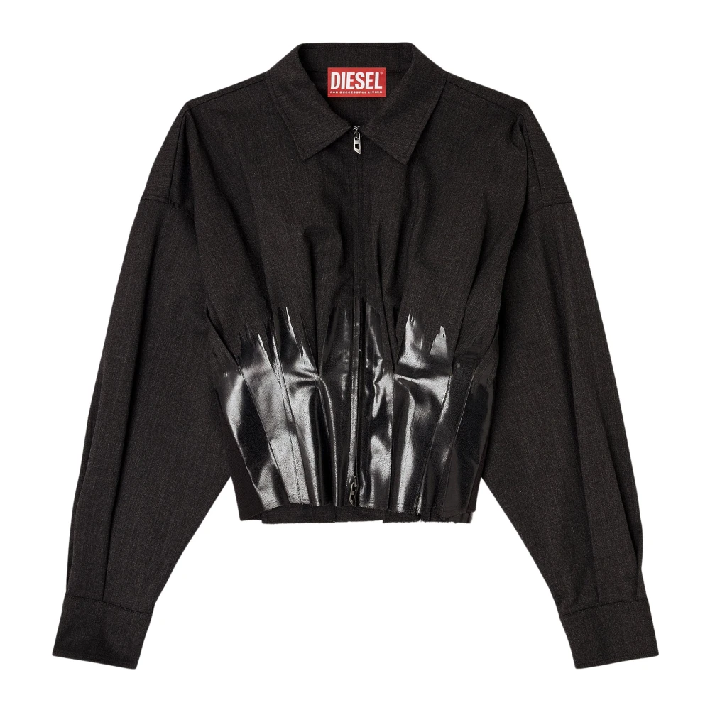 Diesel Women's Black Denim Jacket