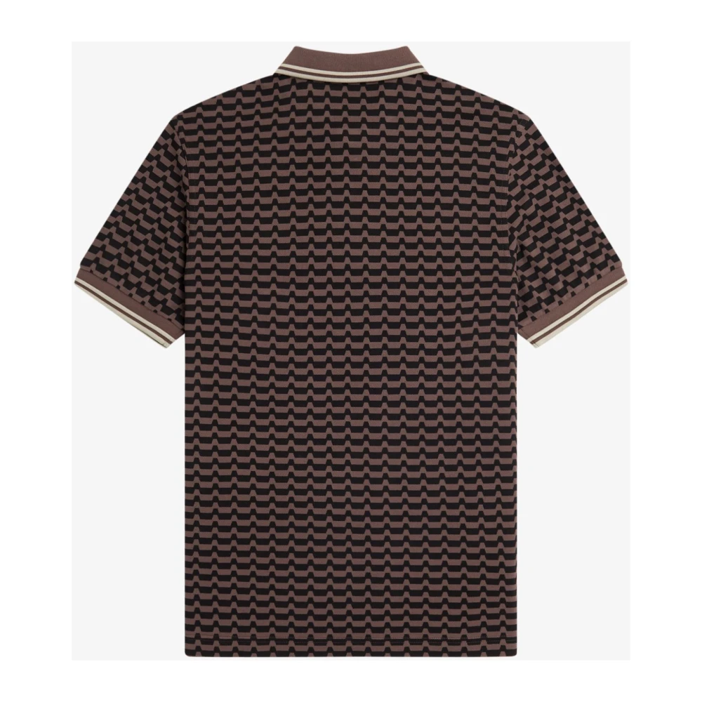 Fred Perry Abstract Grafisch Poloshirt Multicolor Heren