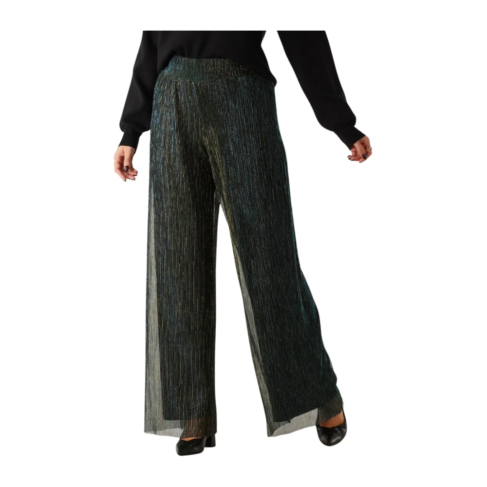 Notre-v Multikleurige Pantalon voor Stijlvolle Vrouwen Black Dames