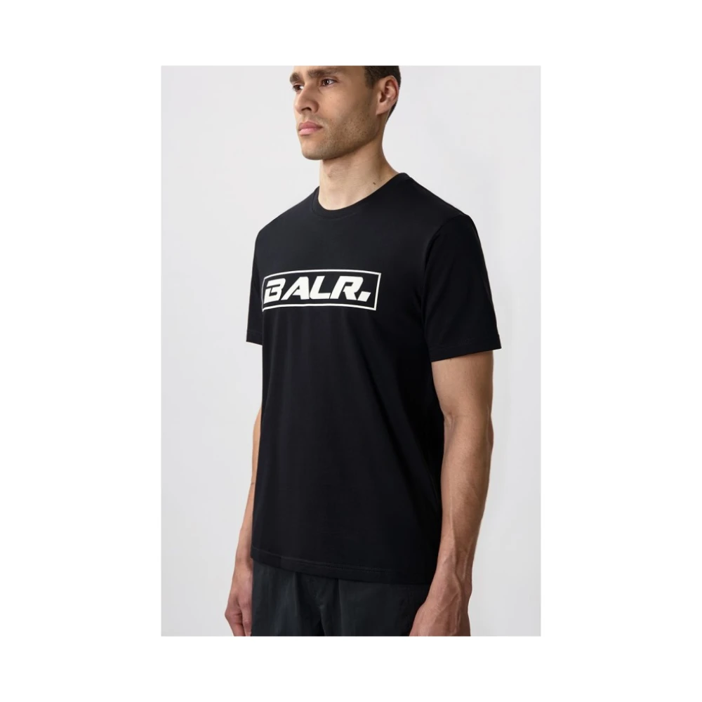 Balr. Logo Print Katoenen T-shirt Black Heren
