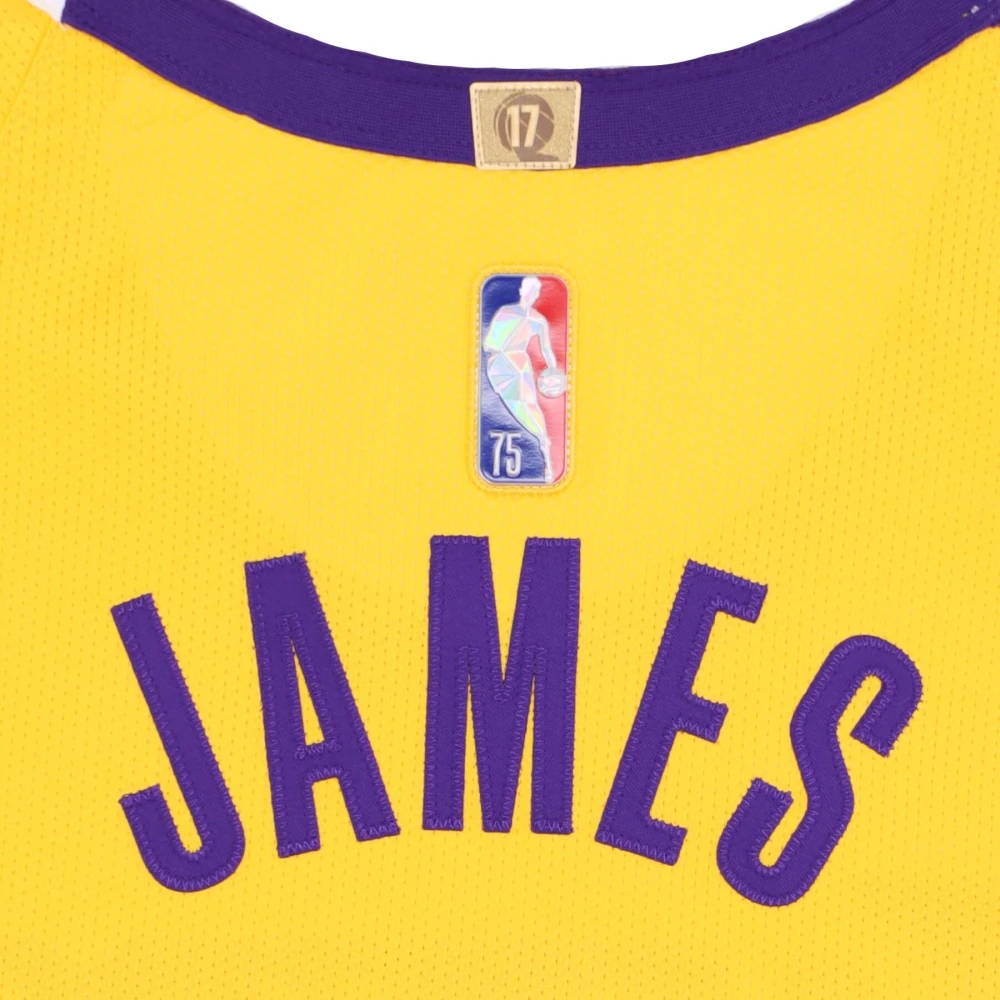 Nike LeBron James NBA Basketbal Tanktop Yellow Heren