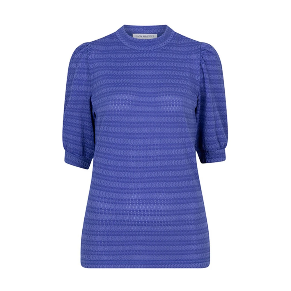 Lofty Manner Top met korte mouwen Stephany Blue Dames