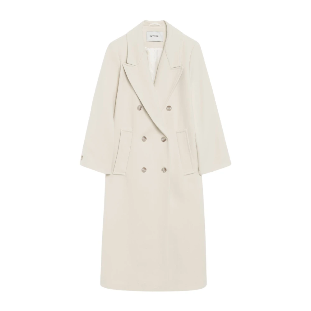 IVY OAK Oversized Boxy Winterjas Beige Dames