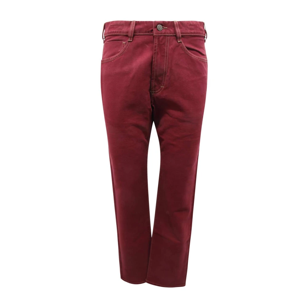 Incotex - Trousers > Chinos - Red - Incotex - Modalova