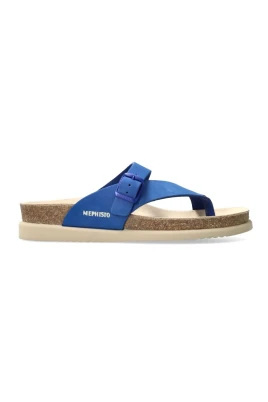 Blå Dam Slide Sandal - Helen