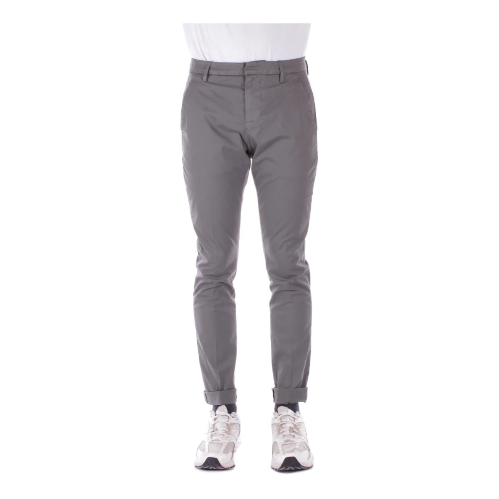 Dondup Slim Fit Duif Grijs Broek Gray Heren
