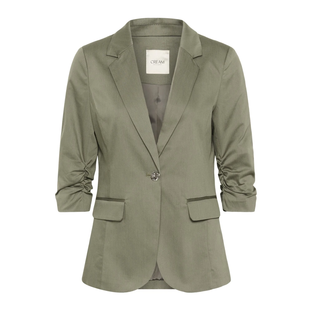 Cream Mujer Verde Chaquetas, Talla: L