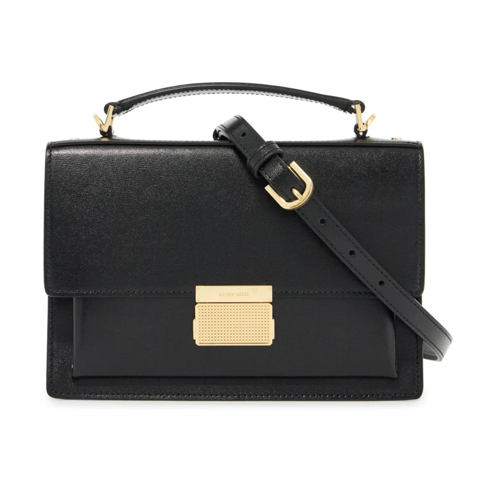 Golden Goose Venice Leren Handtas Black Dames