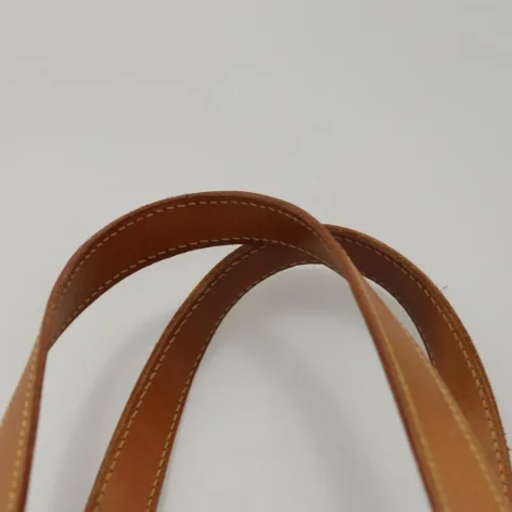 Louis Vuitton Vintage Pre-owned Leather totes Yellow Dames