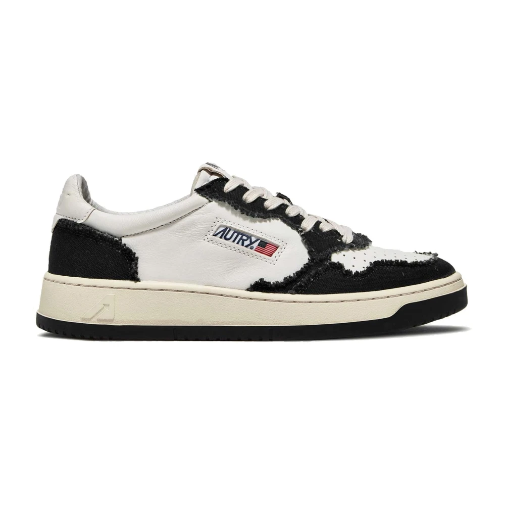 Autry Medalist Leather Sneakers Dames Schoenen Zwart