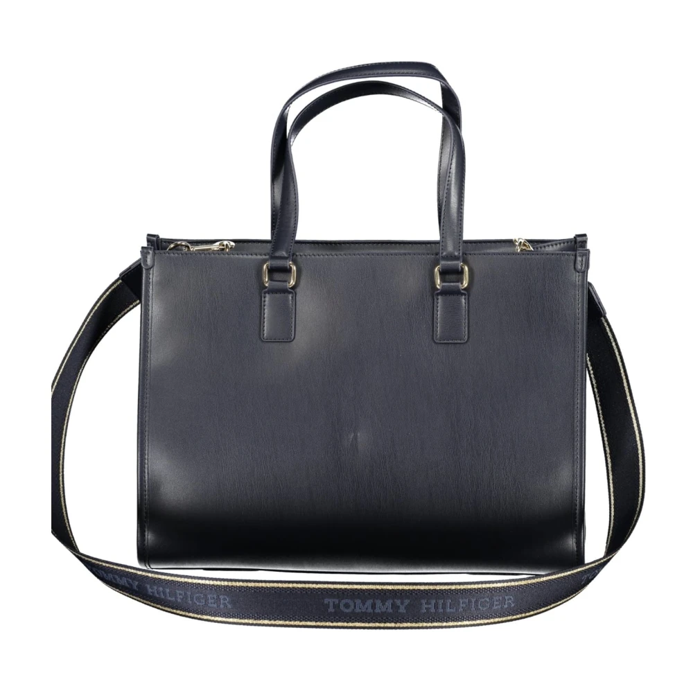 Tommy Hilfiger Blauwe Schoudertas met Verstelbare Band Blue Dames