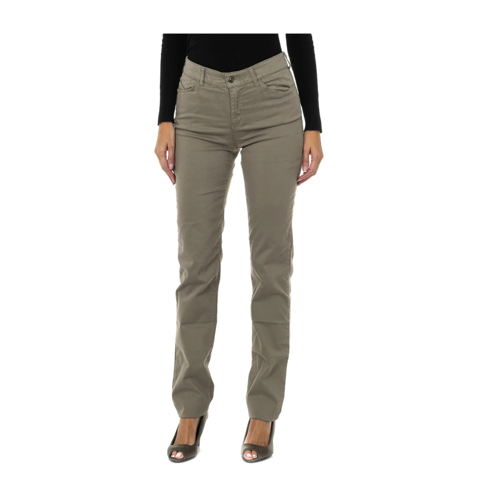 Armani Jeans Mujer Beige Pantalones, Talla: W26