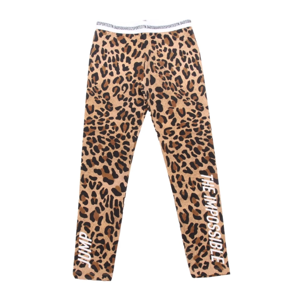 Dsquared2 Girls Beige Leggings - Leggings - 10 Y - Kids