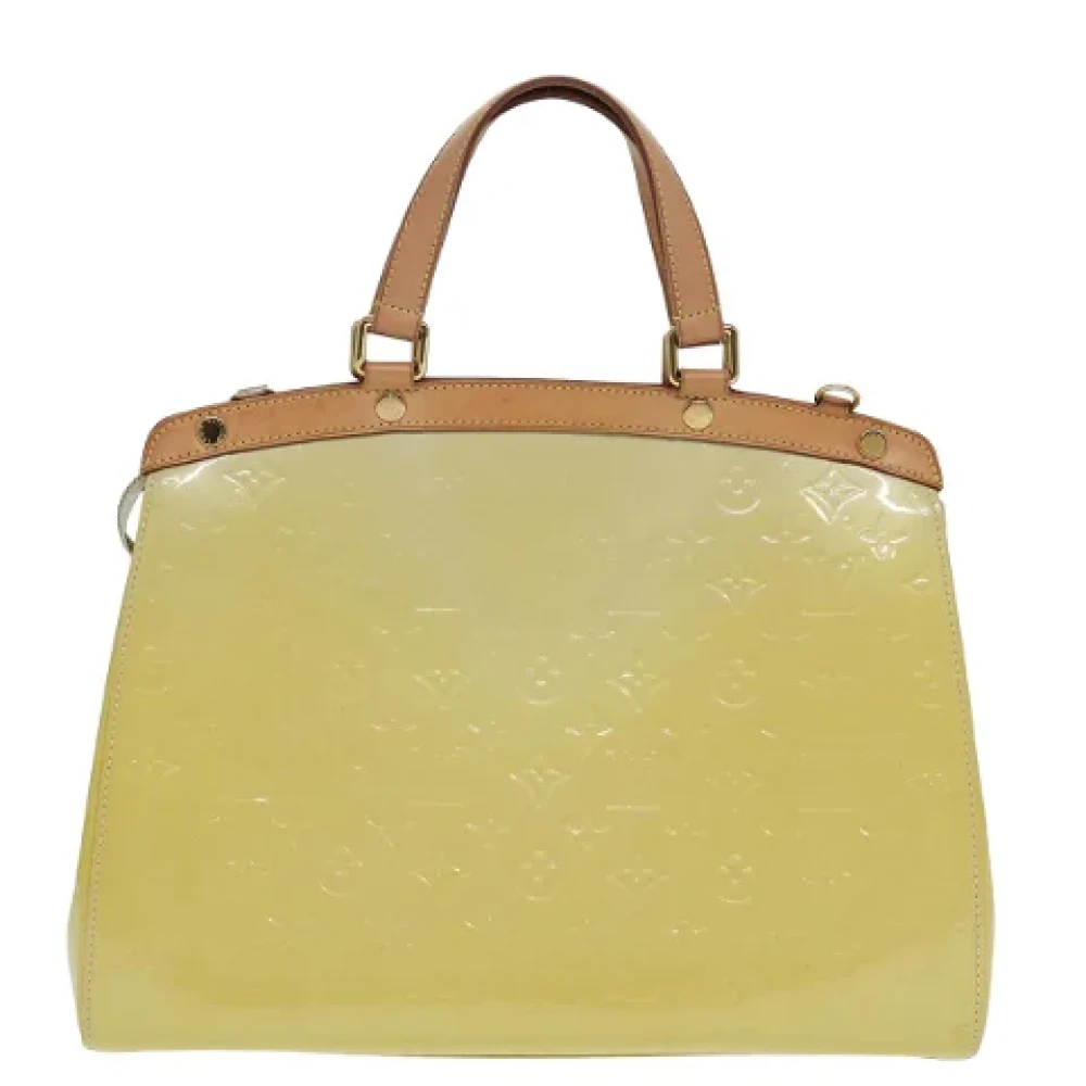 Louis Vuitton Vintage Pre-owned Leather louis-vuitton-bags Yellow Dames