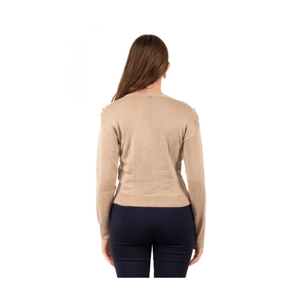 Luckylu Dames Top Geluk Beige Dames
