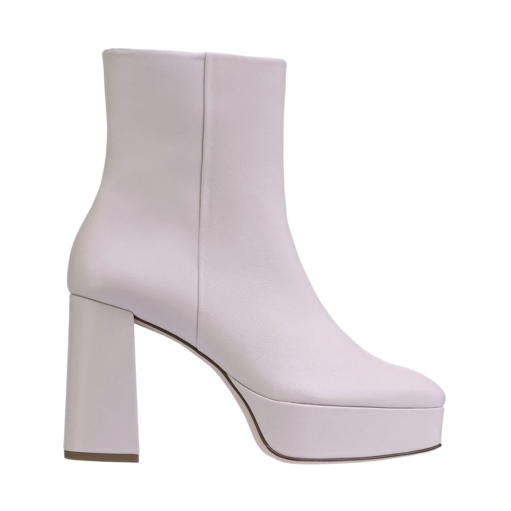 Högl Women's Beige Heeled Boots, 8 Uk, Ankle Boots