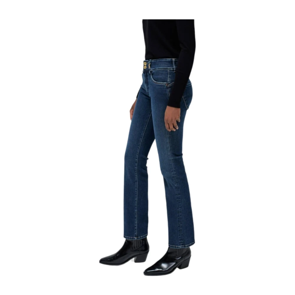 Salsa Straight Leg Denim Jeans Blue Dames