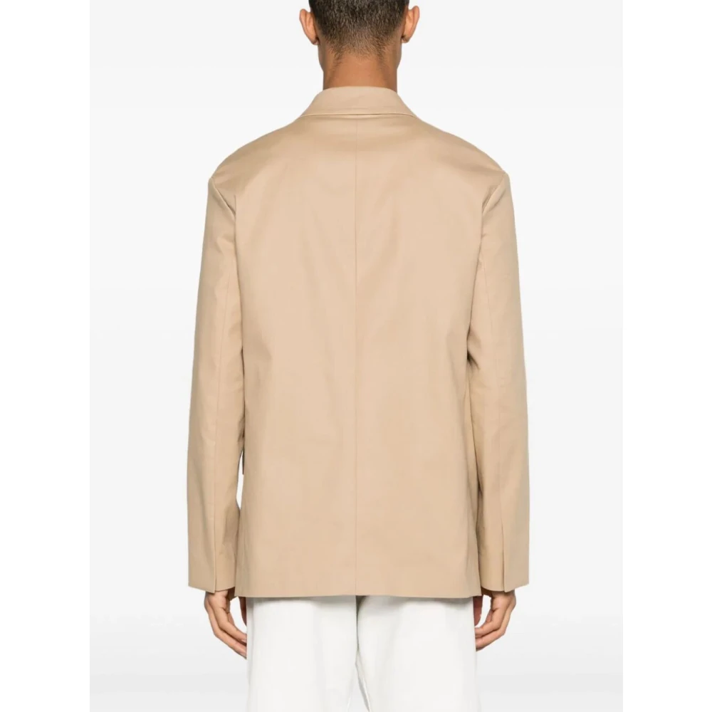 Lanvin Bruine Jas voor Mannen Brown Heren