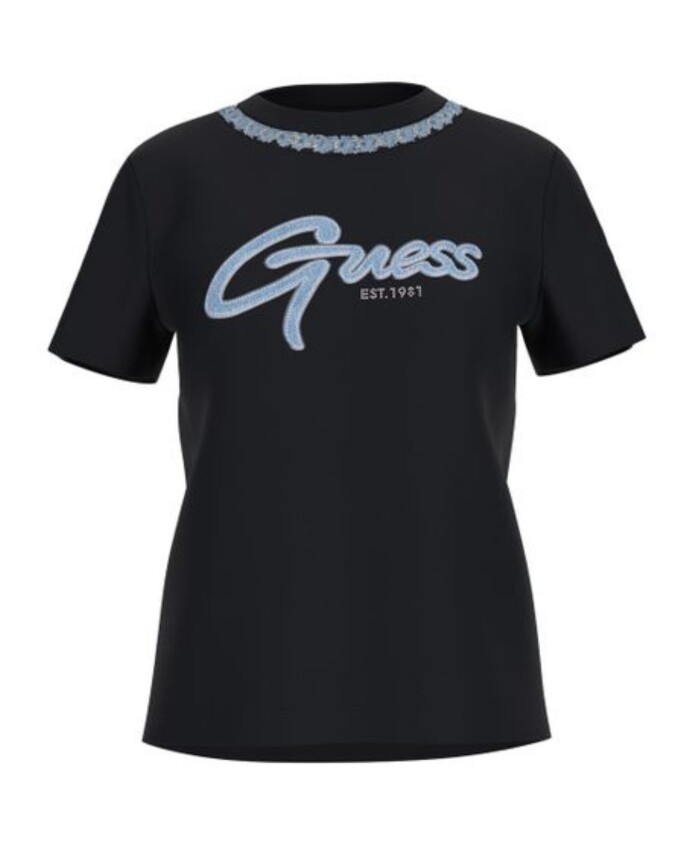 jeans-chain-tee-noir-t-shirt-col-rond