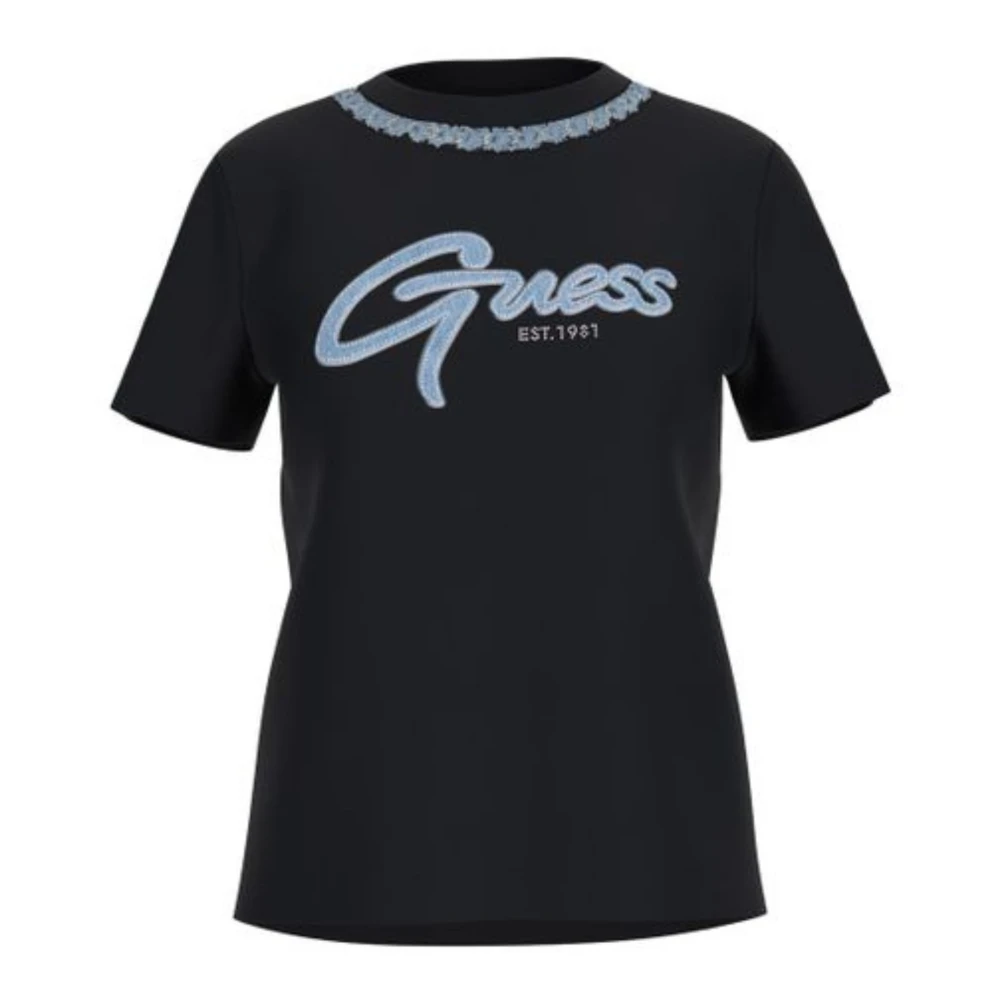 Guess - Tops > T-Shirts - Black - Guess - Modalova