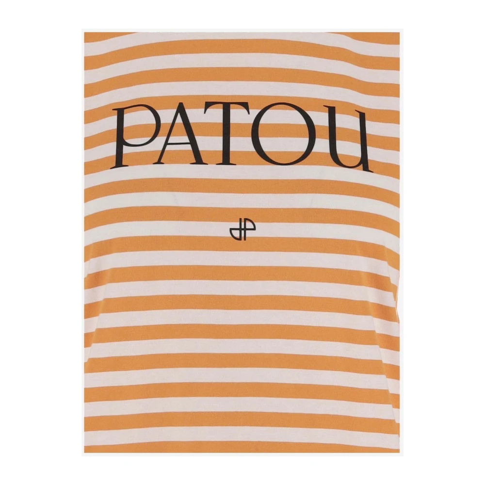Patou Gestreept Crew Neck Katoenen T-shirt Multicolor Dames