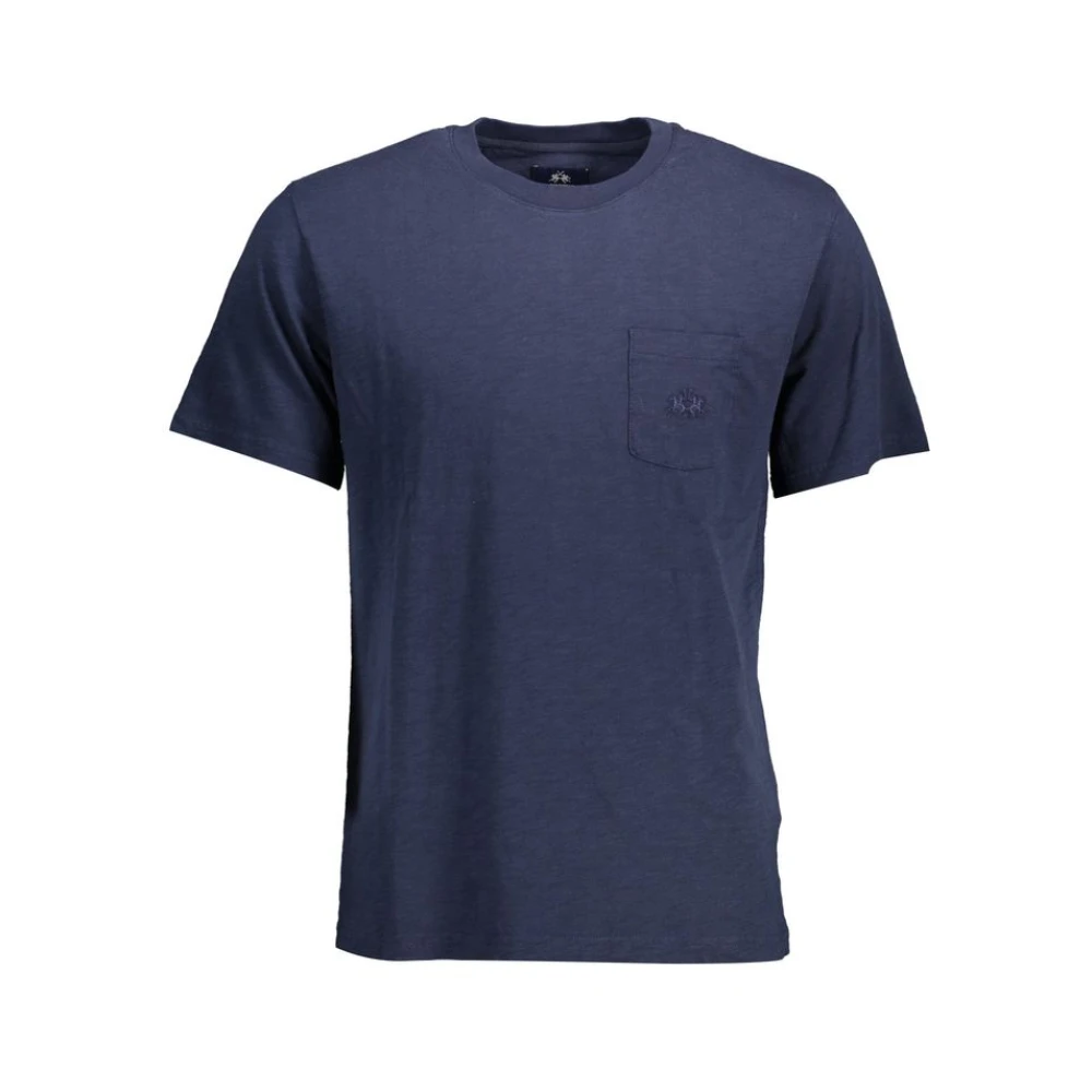 La Martina Men's Blue Cotton T-Shirt - T-Shirts - Xl - Tops