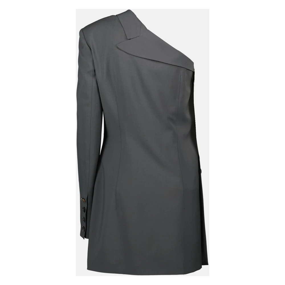 Moschino Asymmetrische Blazerjurk Lente-Zomer 2025 Gray Dames
