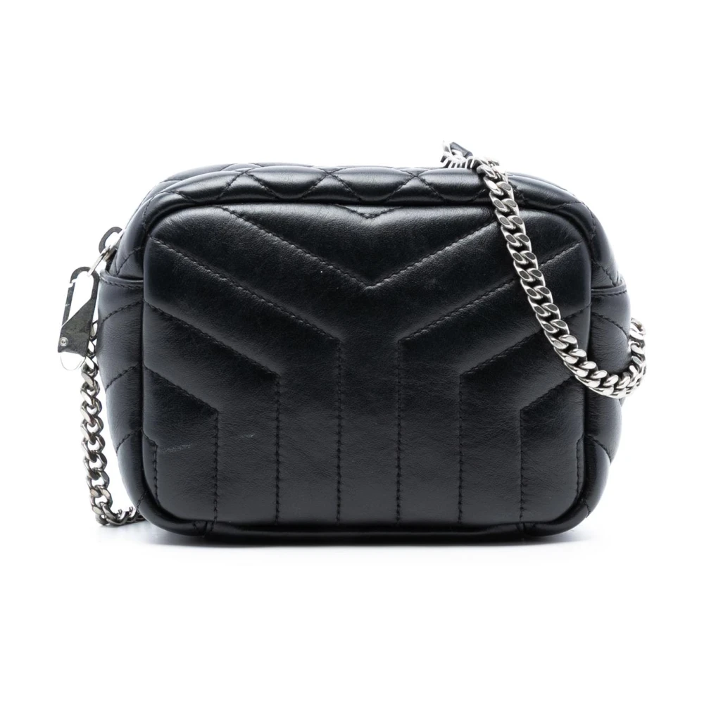Saint Laurent Vintage Women's Black Pre-Owned Camera Bag