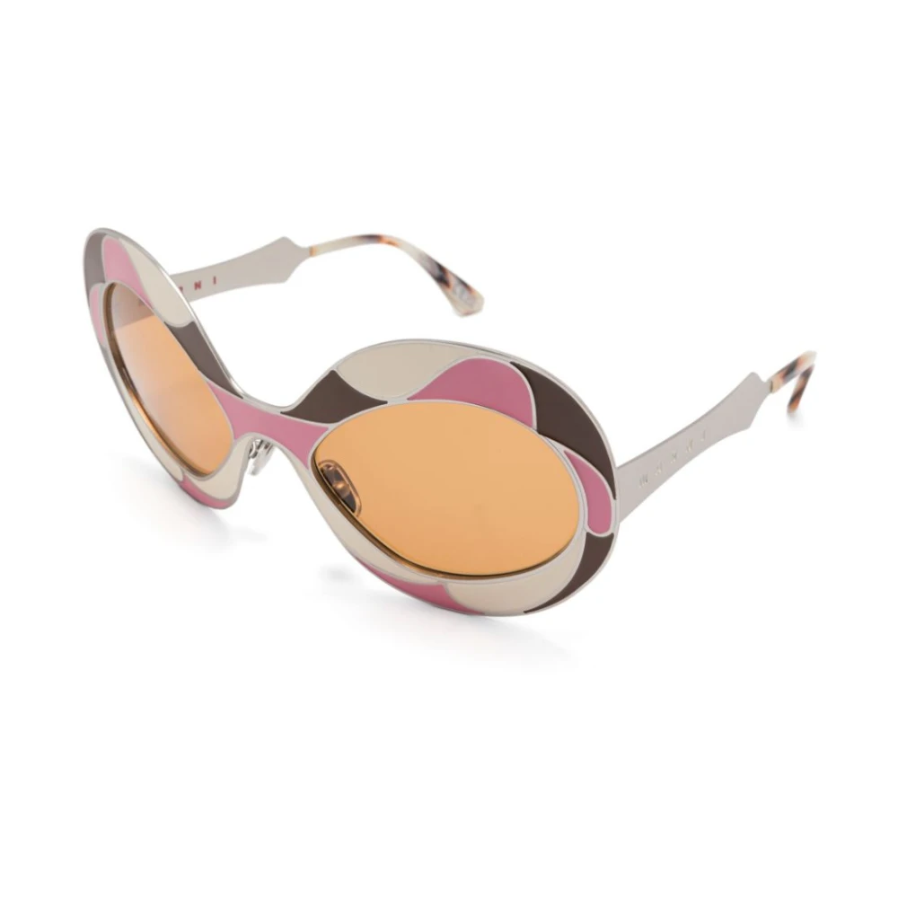 Marni Women's Pink Sunglasses, 58 Mm, Shell Sunglasses