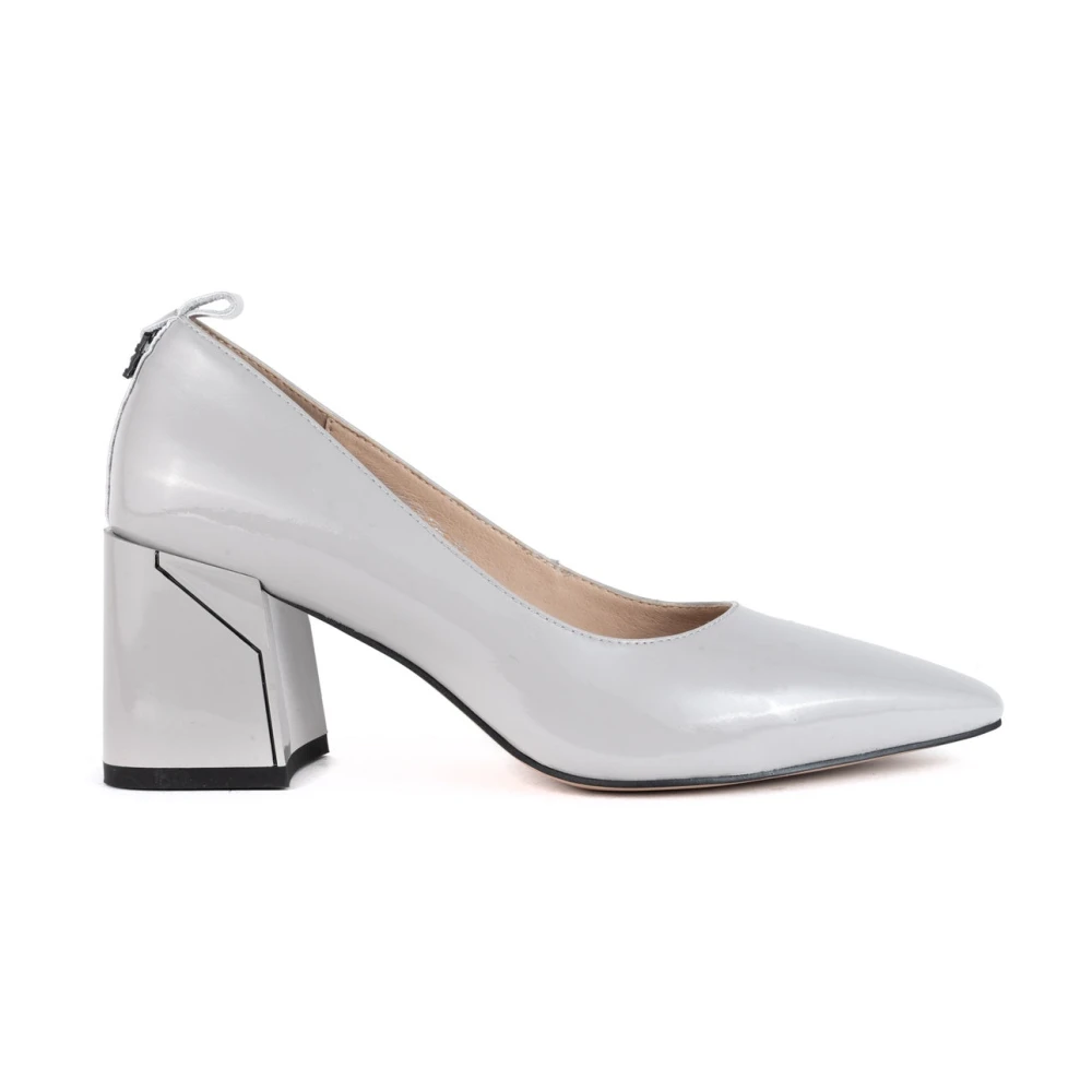Santino Milano Gray Pumps, Female, 4 Uk, Elegant Closed Pumps