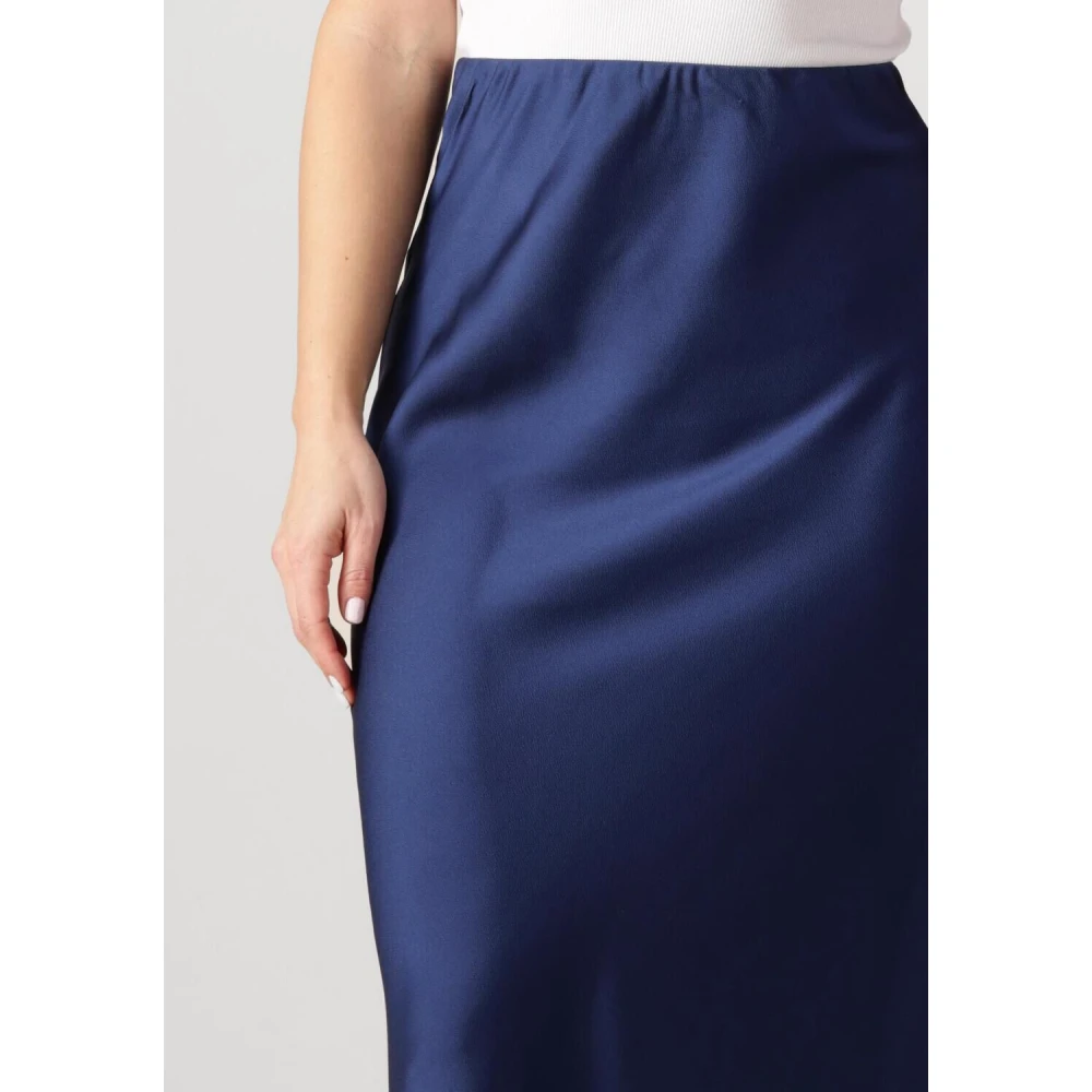 Bruuns Bazaar Maxi Rok Bbjoanelle Donkerblauw Blue Dames