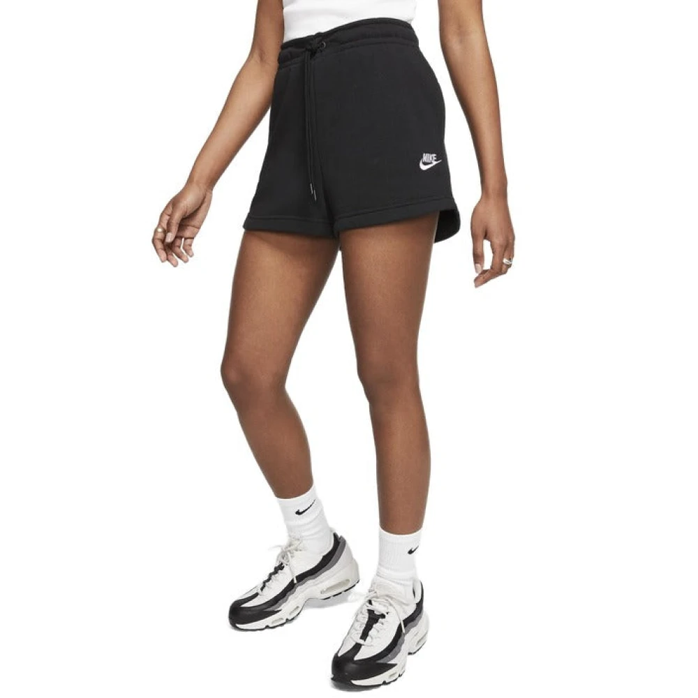 Nike, Nike Shorts Dames Black, female, Size: M