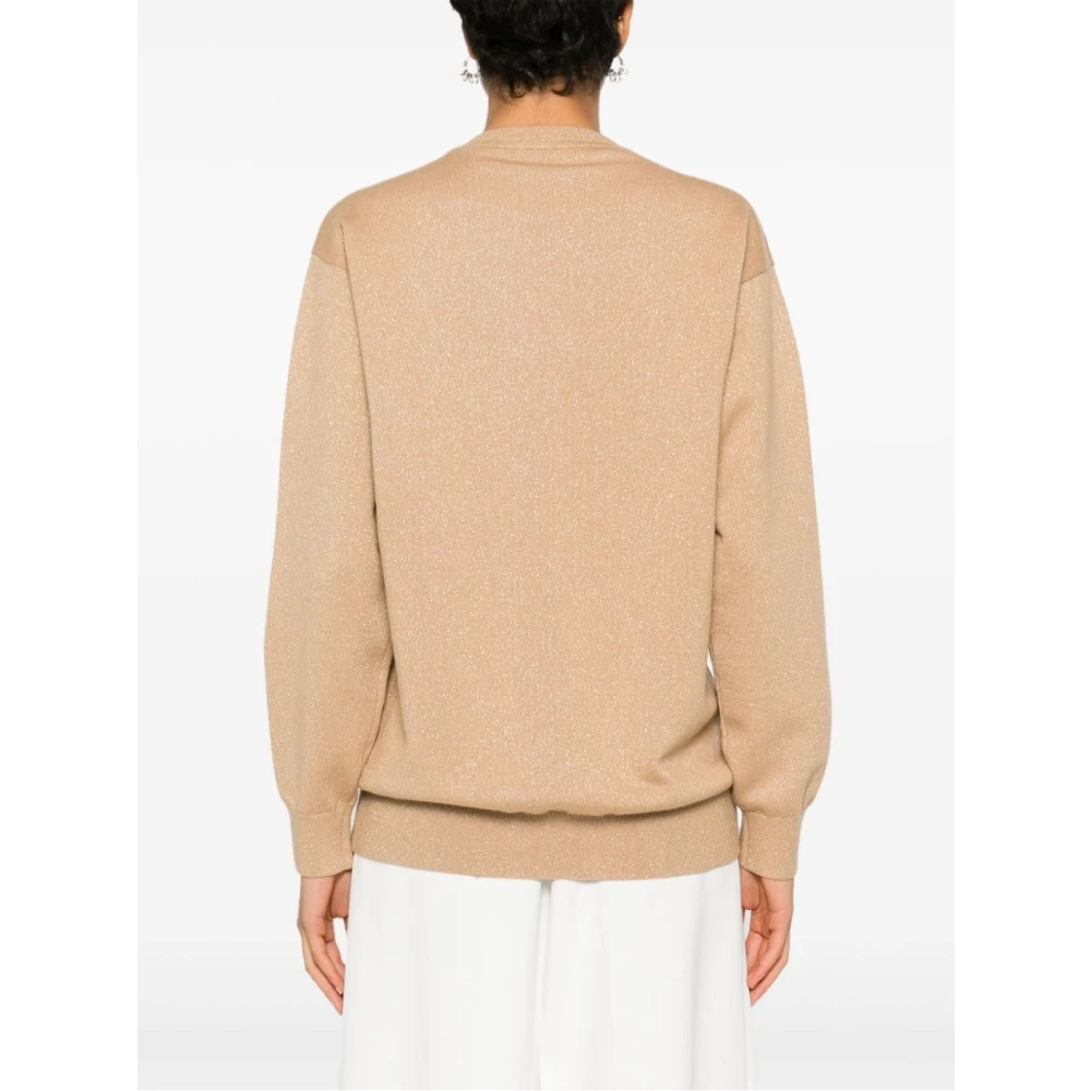 Fabiana Filippi Stijlvolle Dames Gebreide Collectie Beige Dames