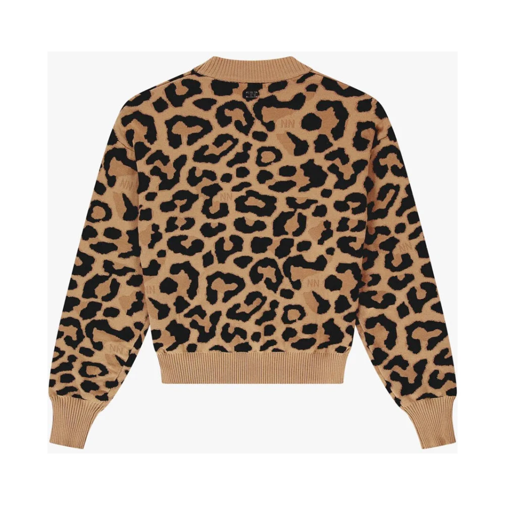 NIK & NIK Ocelot Sweater Brown Dames
