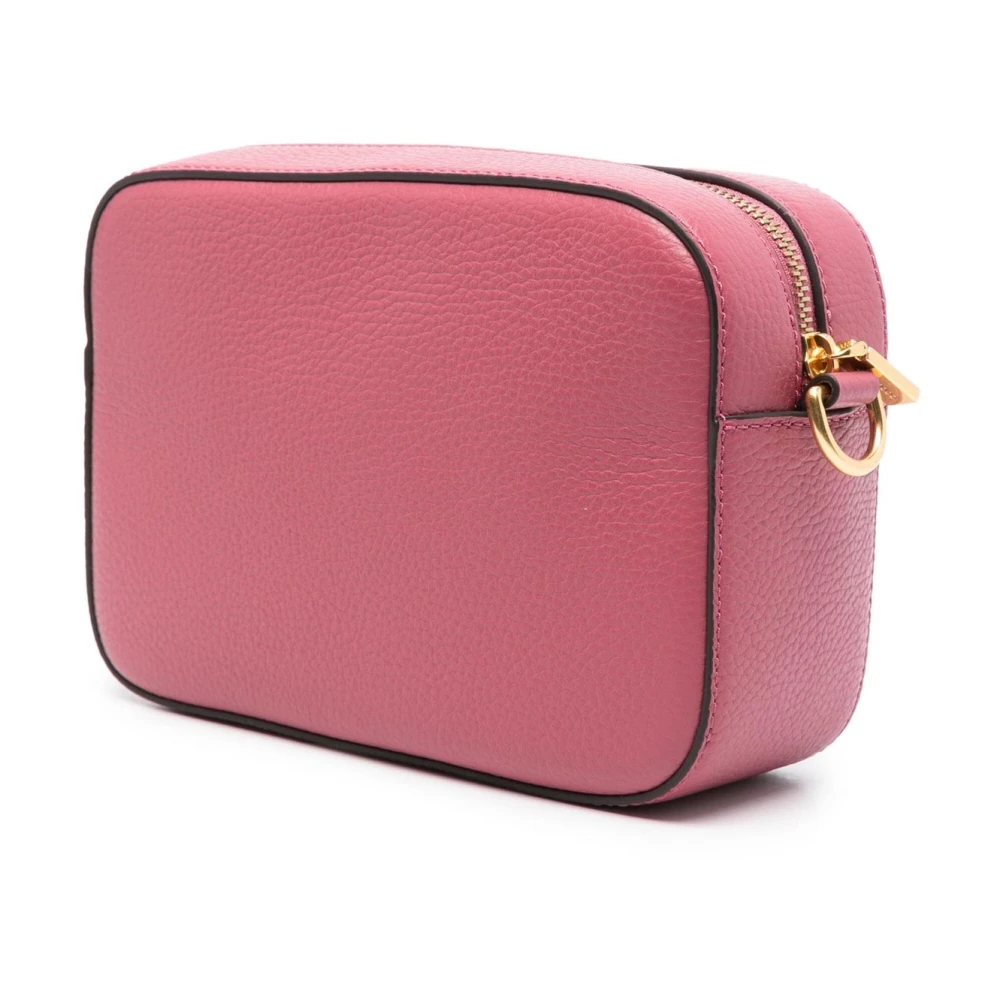 Coccinelle Stijlvolle Leren Crossbody Tas Pink Dames