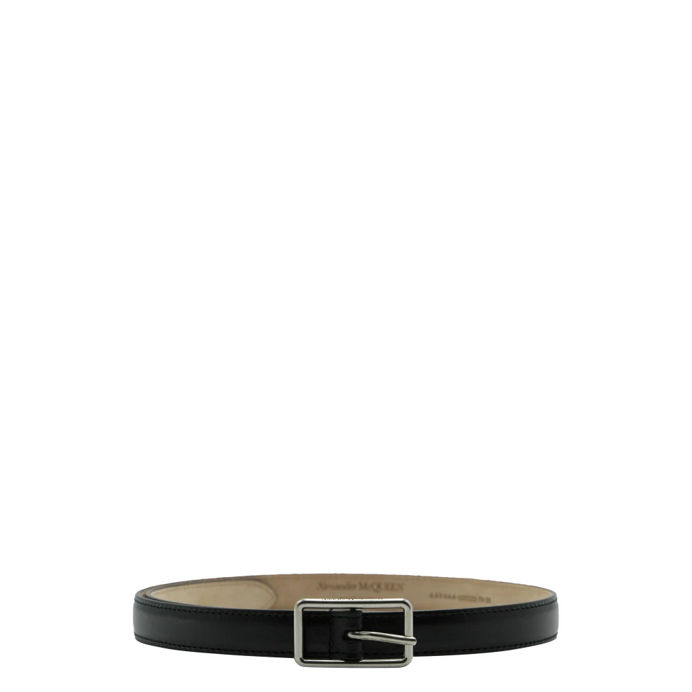 Alexander mcqueen Klassieke Leren Riem Black Dames