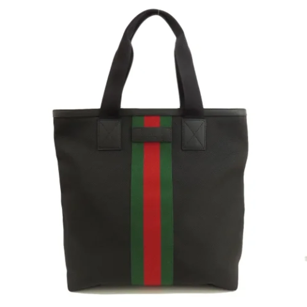 Gucci Vintage Pre-owned Canvas gucci-bags Black Dames