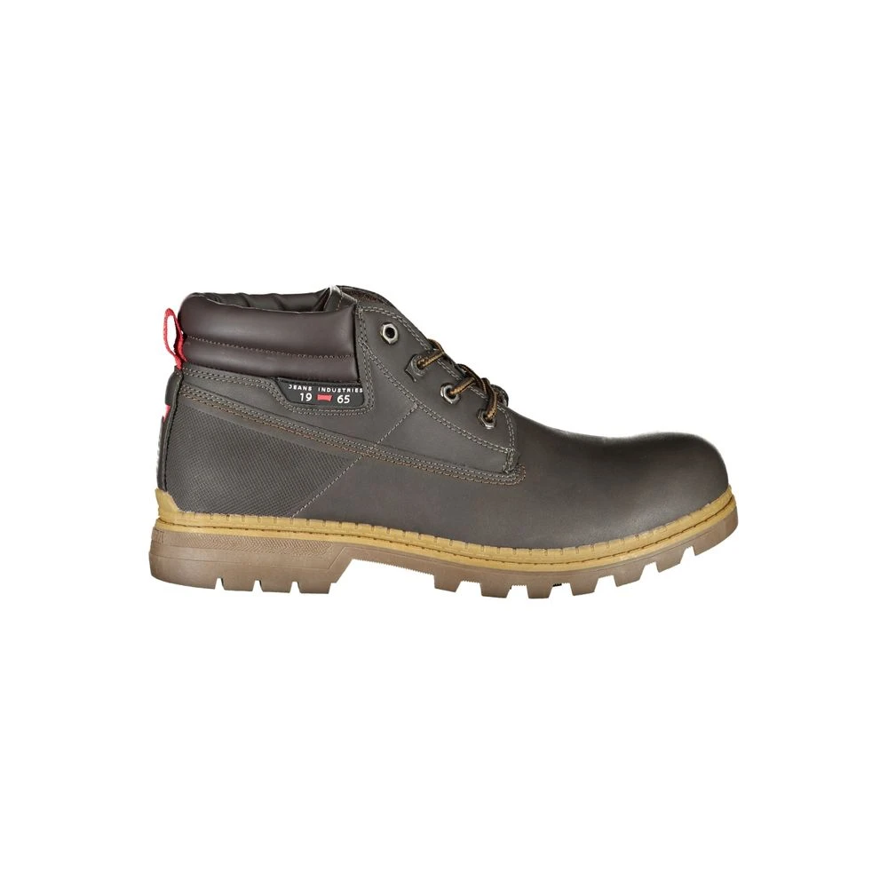 Carrera Men's Brown Lace-Up Boots, 10 Uk, Contrast Laced Boots With Iconic Logo