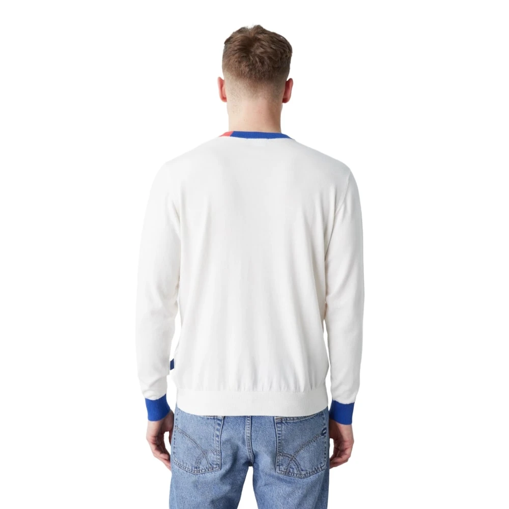 GAS Ronde Hals Trui White Heren