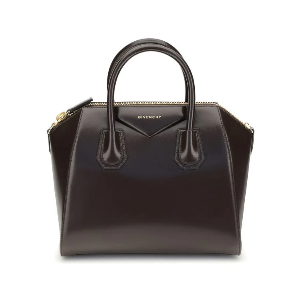 Givenchy Brown Small Antigona Leather Handbag - Female - Handbags - One Size - Bags