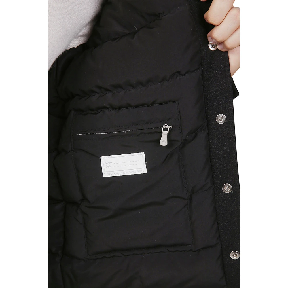 Eleventy 14 Micron Wollen Jas Shirt Black Heren