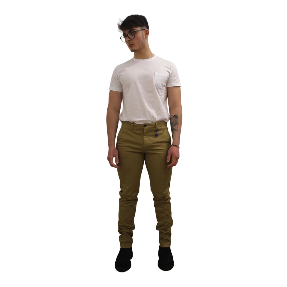 Manuel Ritz Stijlvolle Herenbroek Beige Heren