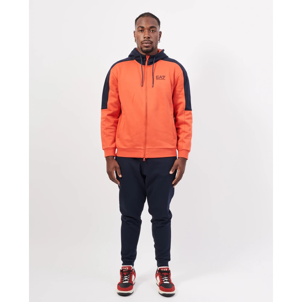 Emporio Armani Sportieve Oranje Jurk met Rits Orange Heren