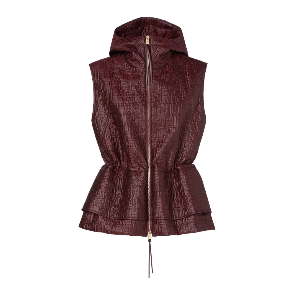 Fendi Mujer Morado Chaquetas, Púrpura, Talla: M