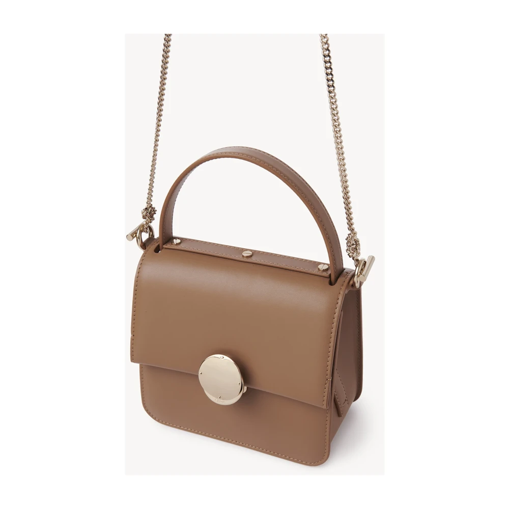Chloé Beige Leren Crossbody Tas Beige Dames