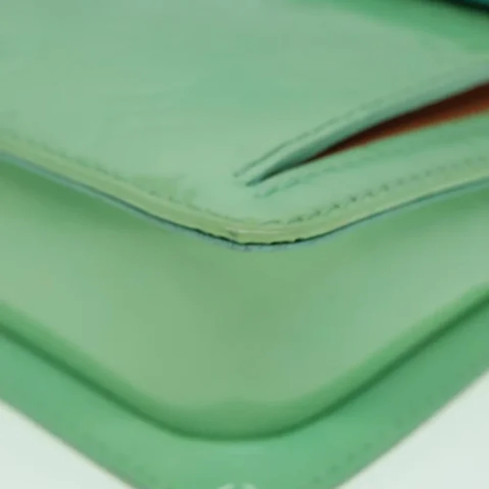 Louis Vuitton Vintage Pre-owned Leather pouches Green Dames