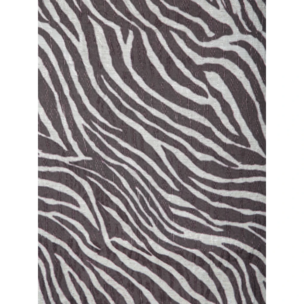 IRO Zebra Print Midi Jurk Multicolor Dames