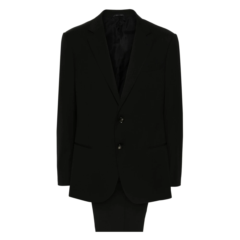 Giorgio Armani Men's Black Single Breasted Suits, 3XL, Uc001 Suit
