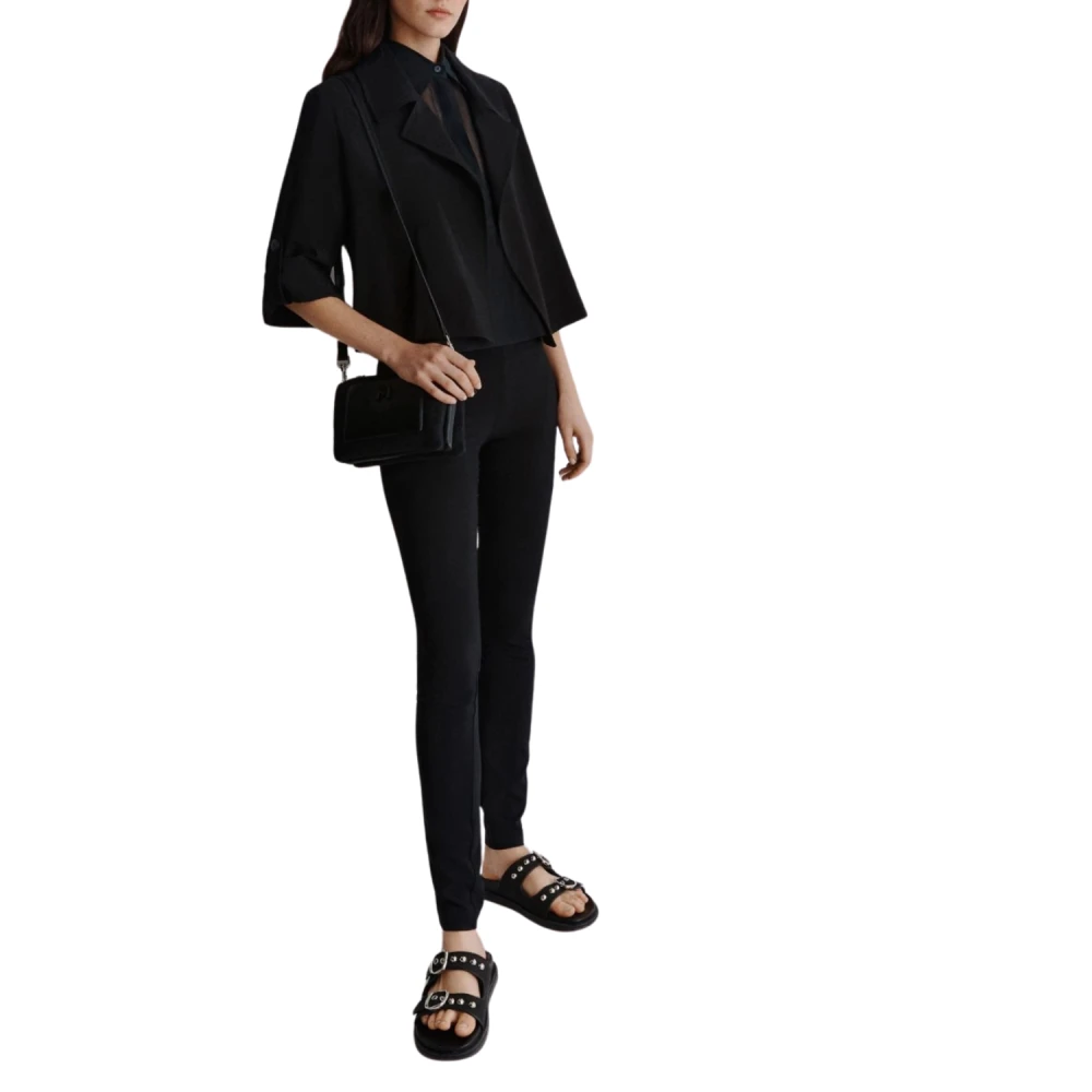 Marella Stijlvolle Zwarte Jas Malibu Collectie Black Dames