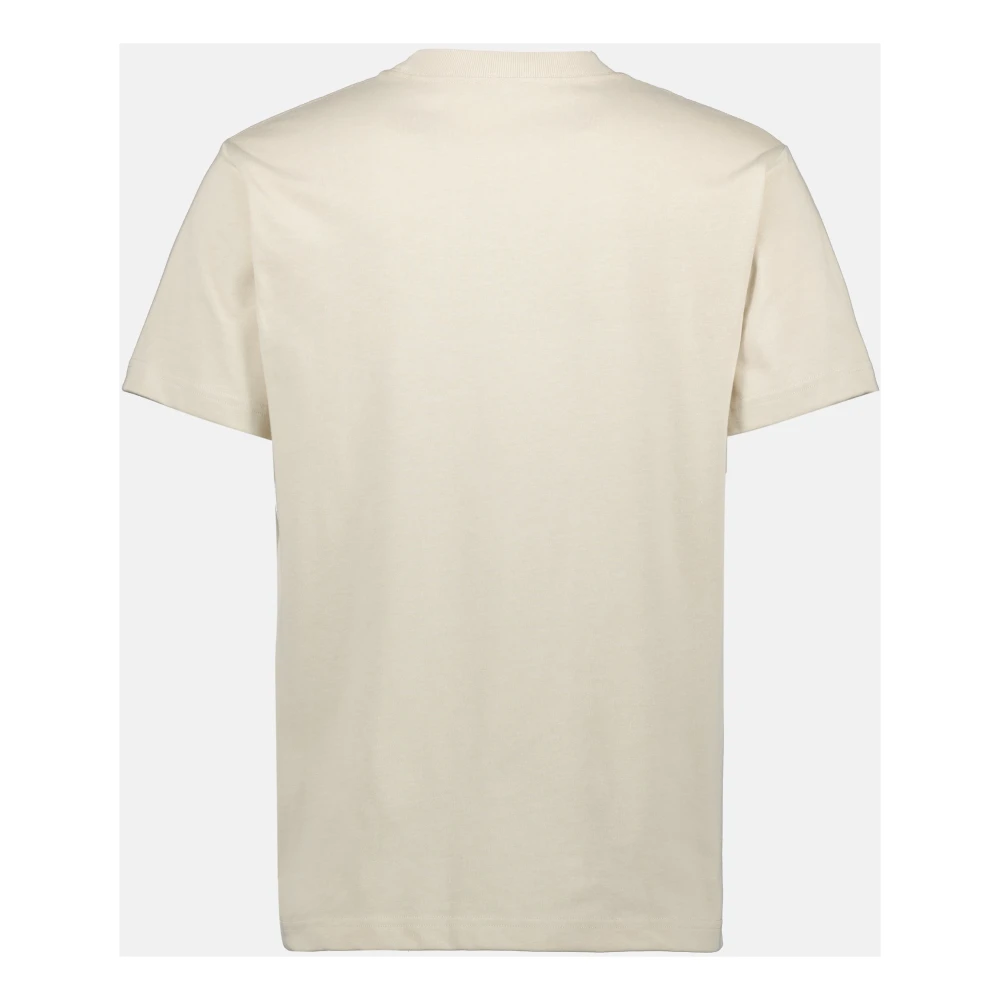 Dior Beige T-shirt met geborduurd logo Beige Heren